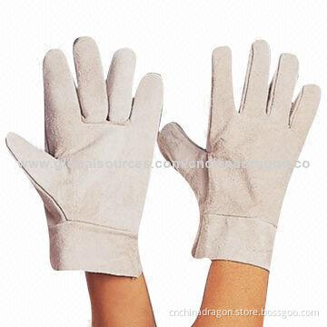 Welding Gloves with 11-inch, 5cm Cuff, Various Colors Available